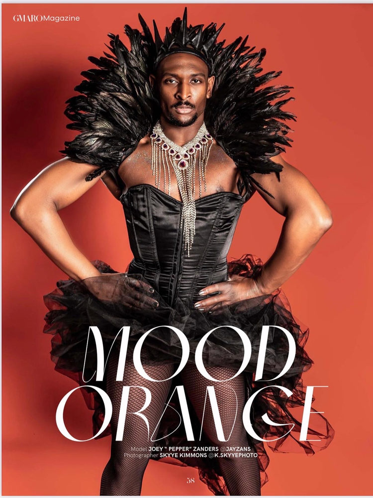 GMARO magazine cover featuring photography by Skyye Kimmons